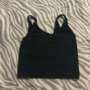 black tank top.